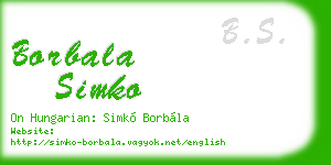 borbala simko business card